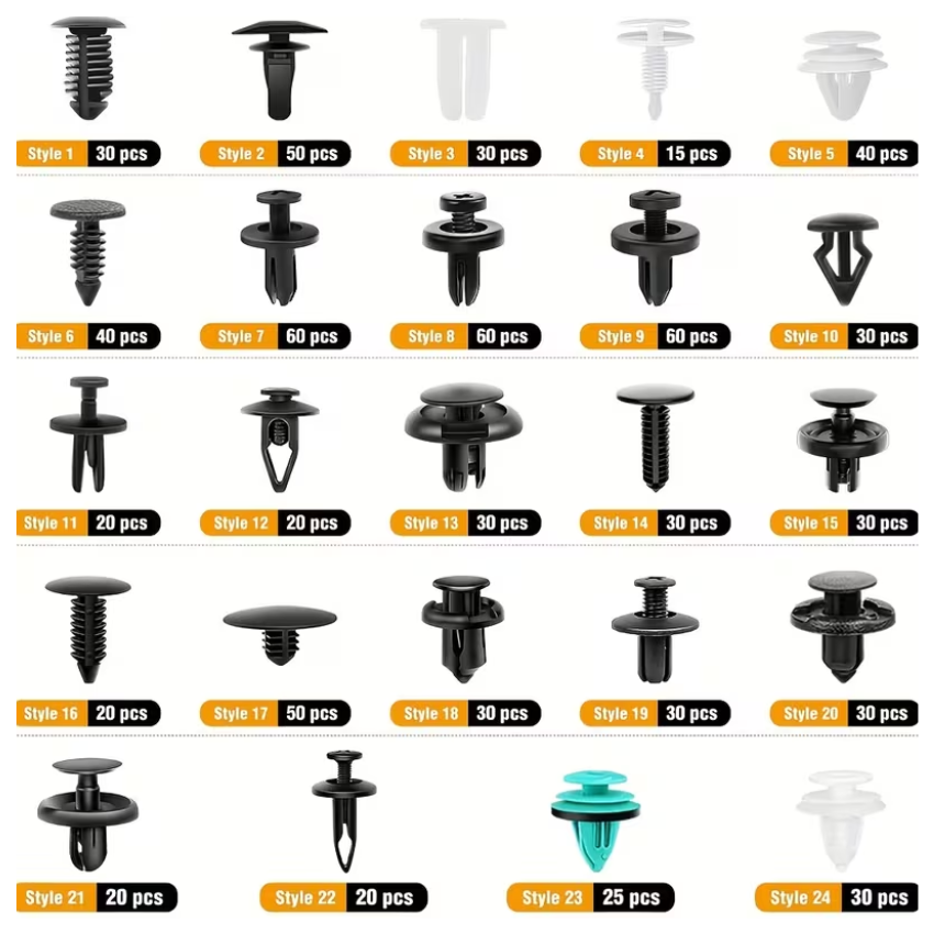 845pcs Car Fastener Clip