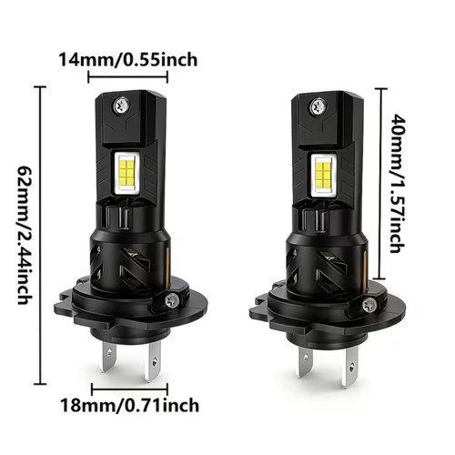 2pcs 200W Turbo H7 LED CANBUS Light