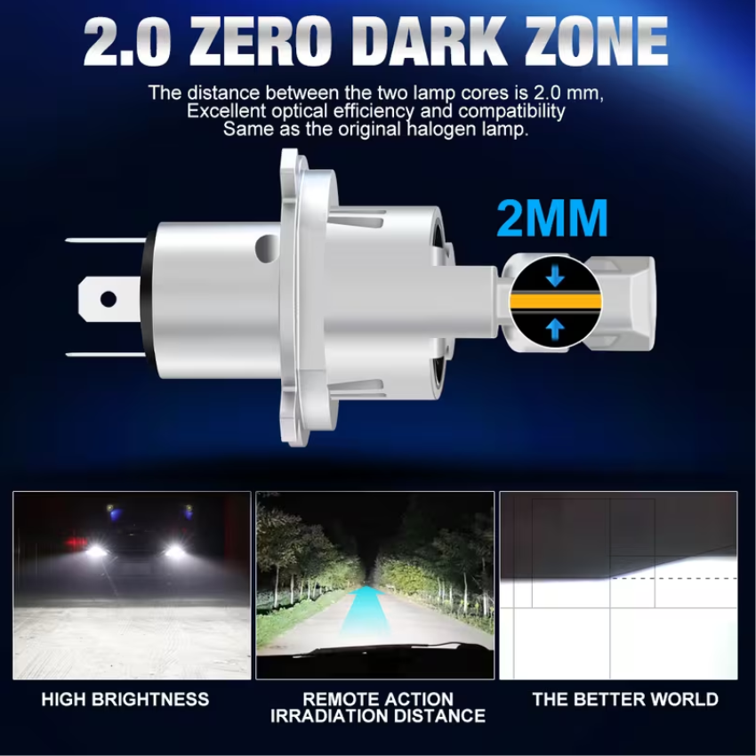 H4 LED Headlight Bulbs